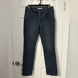 Levi's Women's Straight Leg Jeans in Dark Blue